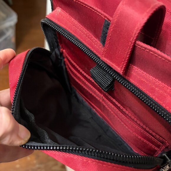 Y2K Polo Ralph Lauren Crossbody Bag 90s Spell Out American Flag M Preppy Sport - Picture 10 of 16